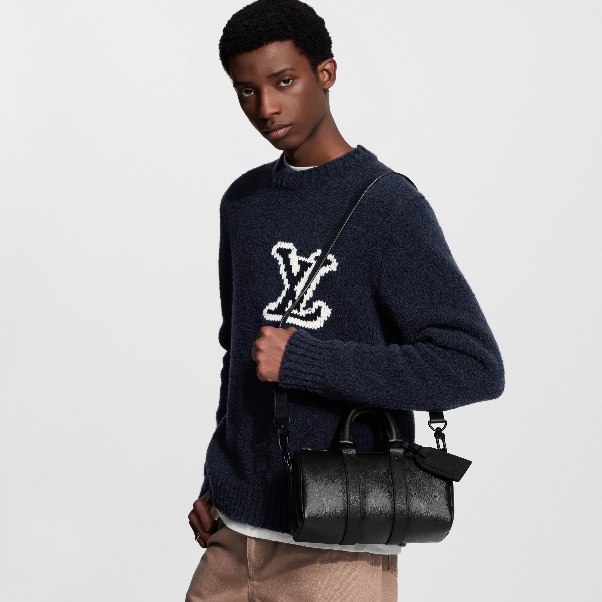 Bolsa de Viagem Keepall Bandoulière 25 Monogram Midnight - Bolsas